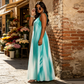 ✨ Robe Femme Grande Taille à Rayures – Sans Manches & Coupe Fluide