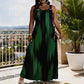 ✨ Robe Femme Grande Taille à Rayures – Sans Manches & Coupe Fluide