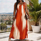 ✨ Robe Femme Grande Taille à Rayures – Sans Manches & Coupe Fluide