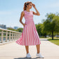 ✨ Robe Longue Femme Sans Manches – Coupe Fluide, Élégante & Féminine