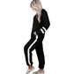 ✨ Ensemble Femme 2 Pièces Color Block – Sweat à Col Rond & Pantalon Décontracté