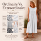 🌙 OFFRE LIMITÉE -50% ! 💕Robe en lin sans manches pour femme