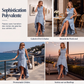 🌸 OFFRE LIMITÉE –50% ! ✨Robe en jean sans manches pour femme avec ourlet asymétrique