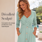 👗50% DE RÉDUCTION !🎇Robe décontractée pour femme à col en V croisé