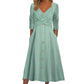 👗50% DE RÉDUCTION !🎇Robe décontractée pour femme à col en V croisé