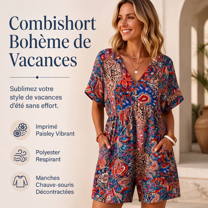 🌸 OFFRE LIMITÉE –50% ! ✨Combinaison de vacances décontractée pour femme