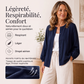 🌸 OFFRE LIMITÉE –50% ! ✨ Chemise boutonnée oversize unie pour femme