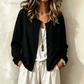 🌸 OFFRE LIMITÉE –50% ! ✨ Chemise boutonnée oversize unie pour femme