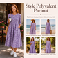 🌸 OFFRE LIMITÉE –50% ! ✨ Robe à smocks et imprimé floral pour femme