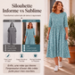 🌸 OFFRE LIMITÉE –50% ! ✨ Robe à smocks et imprimé floral pour femme