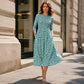 🌸 OFFRE LIMITÉE –50% ! ✨ Robe à smocks et imprimé floral pour femme