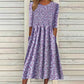 🌸 OFFRE LIMITÉE –50% ! ✨ Robe à smocks et imprimé floral pour femme