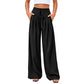 🌸 OFFRE LIMITÉE –50% ! ✨ Pantalon large plissé fluide décontracté pour femme