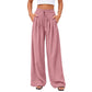 🌸 OFFRE LIMITÉE –50% ! ✨ Pantalon large plissé fluide décontracté pour femme