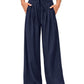 🌸 OFFRE LIMITÉE –50% ! ✨ Pantalon large plissé fluide décontracté pour femme