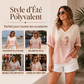 🌸 OFFRE LIMITÉE –50% ! ✨ T-shirt imprimé à col en V pour femme