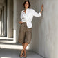 Pantalon cargo capri léger et à séchage rapide pour femme