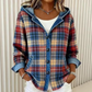 🌸 OFFRE LIMITÉE –50% ! ✨ Veste à capuche en jean patchwork pour femme