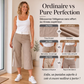 Pantalon cargo capri de sport femme à bandes latérales
