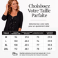 Haut féminin à paillettes et patchwork, style faux deux-pièces