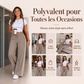 🌙 OFFRE LIMITÉE -50% ! 💕 Pantalon large à cordon pour femme