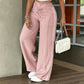 🌙 OFFRE LIMITÉE -50% ! 💕 Pantalon large à cordon pour femme