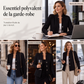 ✨ OFFRE PRIVILÈGE · -50 % | Blazer Femme Texturé à Col Montant