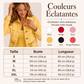 🌙 OFFRE LIMITÉE -50% ! 💕 Veste en jean à coutures en dentelle pour femme