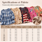 Blouse décontractée col V coupe ample pour femme