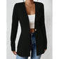 Blazer femme à col V et bouton unique