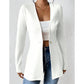 Blazer femme à col V et bouton unique