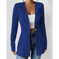 Blazer femme à col V et bouton unique