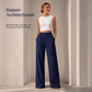 Pantalon Large Femme en Mélange Coton-Lin