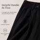 Pantalon Large Femme en Mélange Coton-Lin