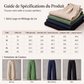 Pantalon Large Femme en Mélange Coton-Lin