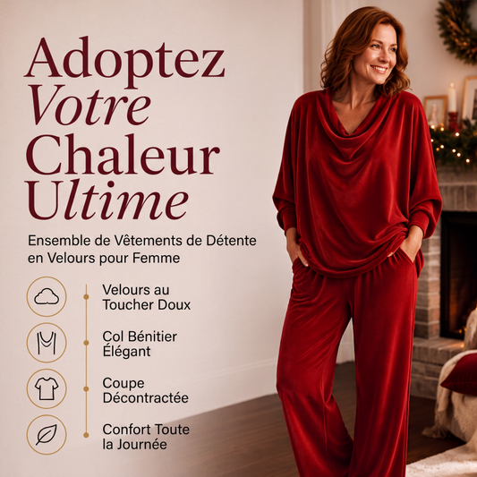 Ensemble Femme 2 Pièces – Col Bénitier & Pantalon Large