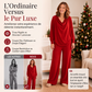 Ensemble Femme 2 Pièces – Col Bénitier & Pantalon Large