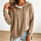 🔥 -53 % | 🧶 Pull à Capuche en Maille Femme – Style Cosy & Décontracté