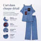 Ensemble Femme 2 Pièces – Haut Épaules Dénudées & Pantalon Large