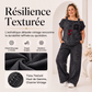 Ensemble Femme 2 Pièces – Haut Épaules Dénudées & Pantalon Large