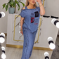 Ensemble Femme 2 Pièces – Haut Épaules Dénudées & Pantalon Large