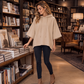 Sweat à Capuche Femme Oversize à Manches Larges