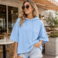 Sweat à Capuche Femme Oversize à Manches Larges