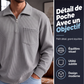 🧥 LE CASUAL AVEC PLUS DE RELIEF | Pull Homme Côtelé à Demi-Zip -45 %