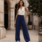 Pantalon Flare Femme Rayé