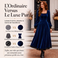 ✨ LE CHARME DU VELOURS | Robe Vintage à Encolure Carrée -50 %