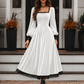 ✨ LE CHARME DU VELOURS | Robe Vintage à Encolure Carrée -50 %