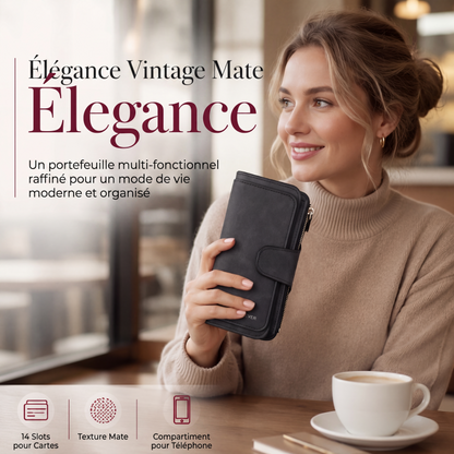✨ TOUT À PORTÉE DE MAIN | Portefeuille Grande Capacité -50 %