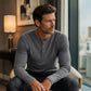 👕 LE BASIQUE, EN PLUS STYLÉ | T-shirt Henley Côtelé -50 %