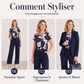 💼 DU BUREAU AU DÎNER | Ensemble Tailleur 3 Pièces -50 %